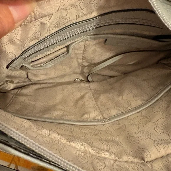 Michael Kors Light Grey Hobo Bag - Picture 7 of 7